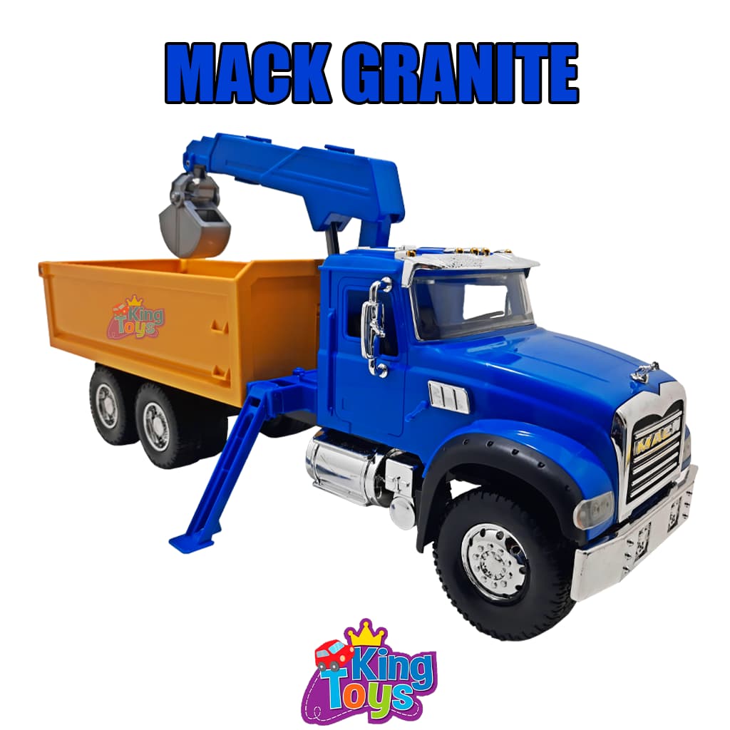CAMION_MACK_GRANITE_A_ESCALA_KING_TOYS_JUGUETE